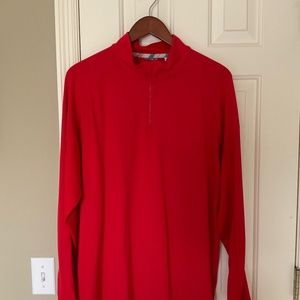 Puma Golf Volition 1/4 Zip Pullover - L - Red